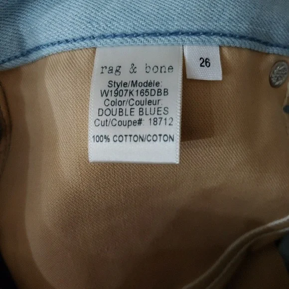 Rag & Bone | NWOT 2 Toned Cutoff Jean Shorts - Picture 4 of 5